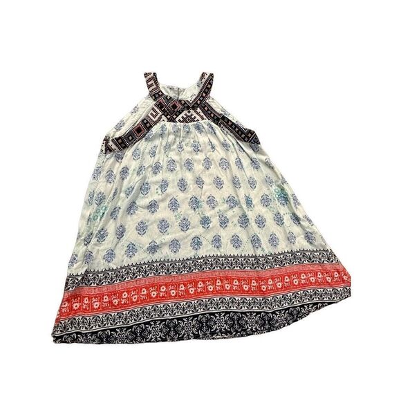 Umgee USA Swing Tank Tunic Brocade Neck And Straps Women's small - Picture 3 of 10